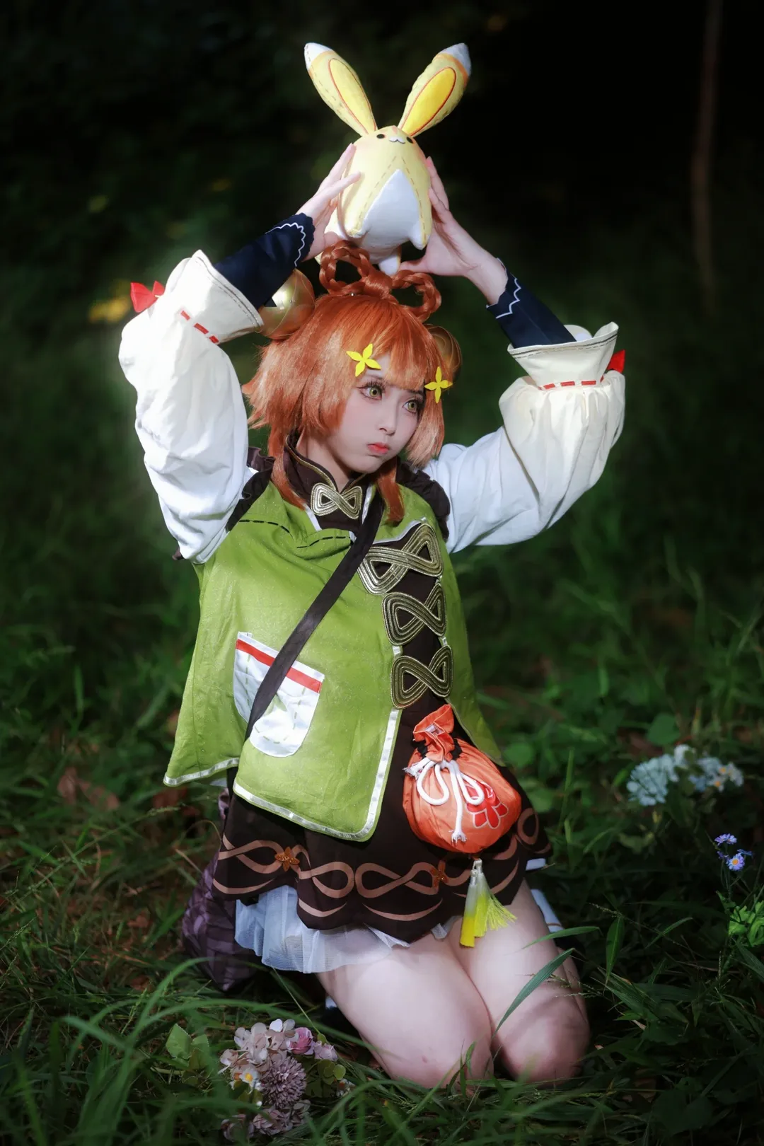 原神, 瑶瑶cos, cosplay摄影, 户外外景, 二次元演绎 - 第4张