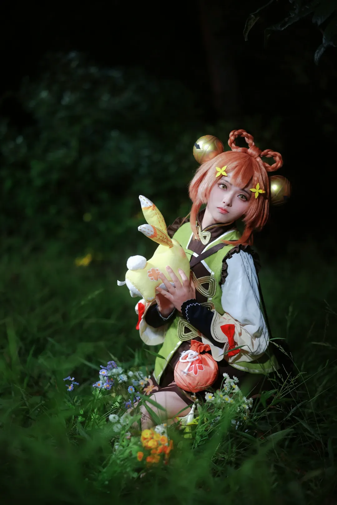 原神, 瑶瑶cos, cosplay摄影, 户外外景, 二次元演绎 - 第7张