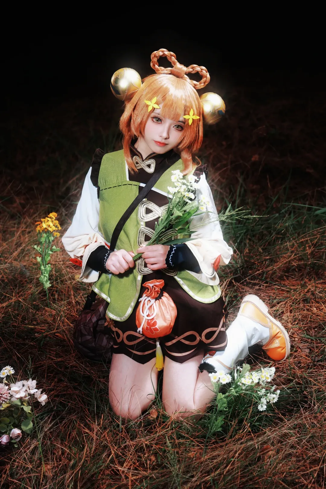 原神, 瑶瑶cos, cosplay摄影, 户外外景, 二次元演绎 - 第9张