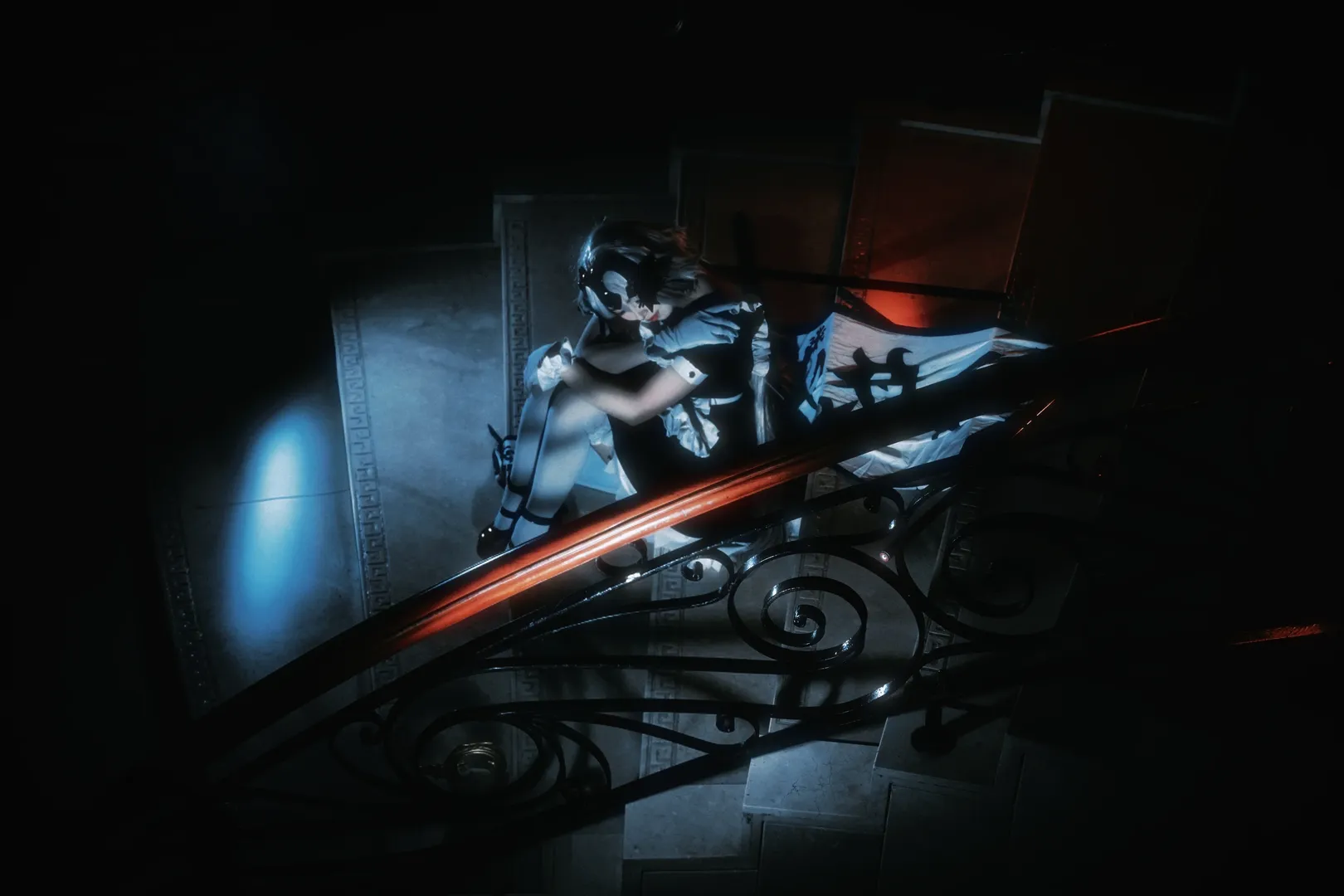 女仆装, 黑贞德cos, 暗黑风, 丝袜, fate fgo - 第1张
