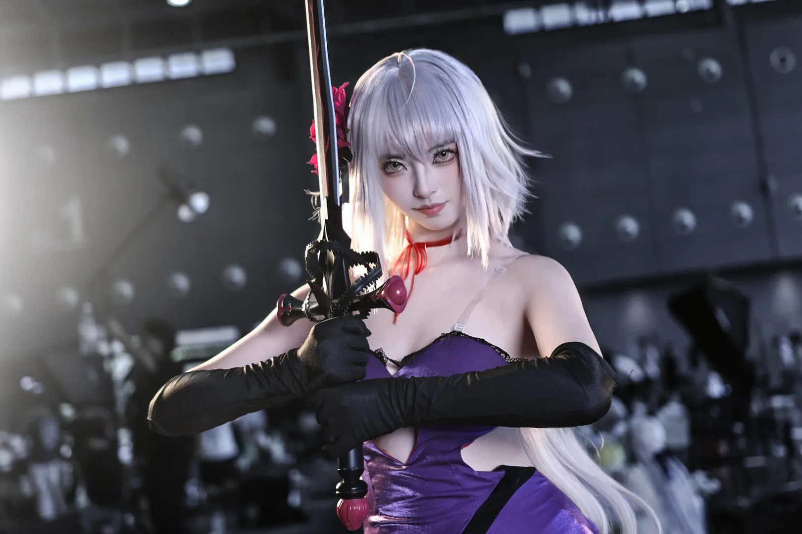 cosplay, Fate/Grand Order, Jeanne d'Arc (Alter) cosplay, Black stockings, Female photographer - Image 3