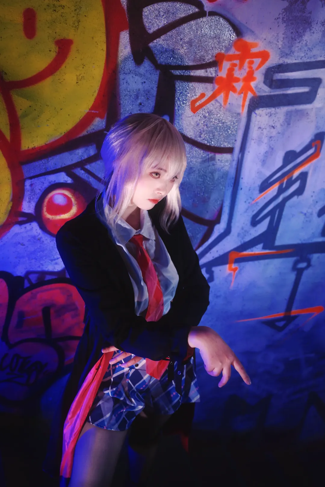 Fate/Grand Order, 賽博朋克, 黑絲cos, 黑sabercos, 暗黑街頭風 - 第2張