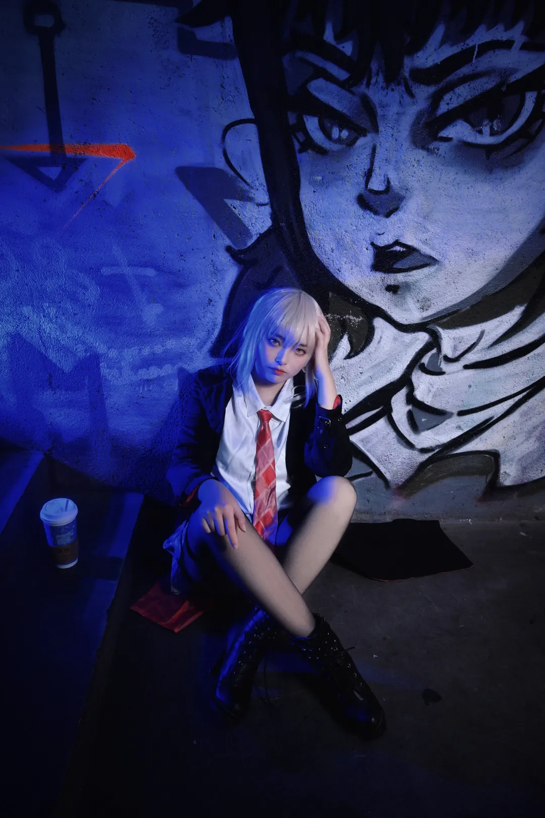 Fate/Grand Order, 賽博朋克, 黑絲cos, 黑sabercos, 暗黑街頭風 - 第5張