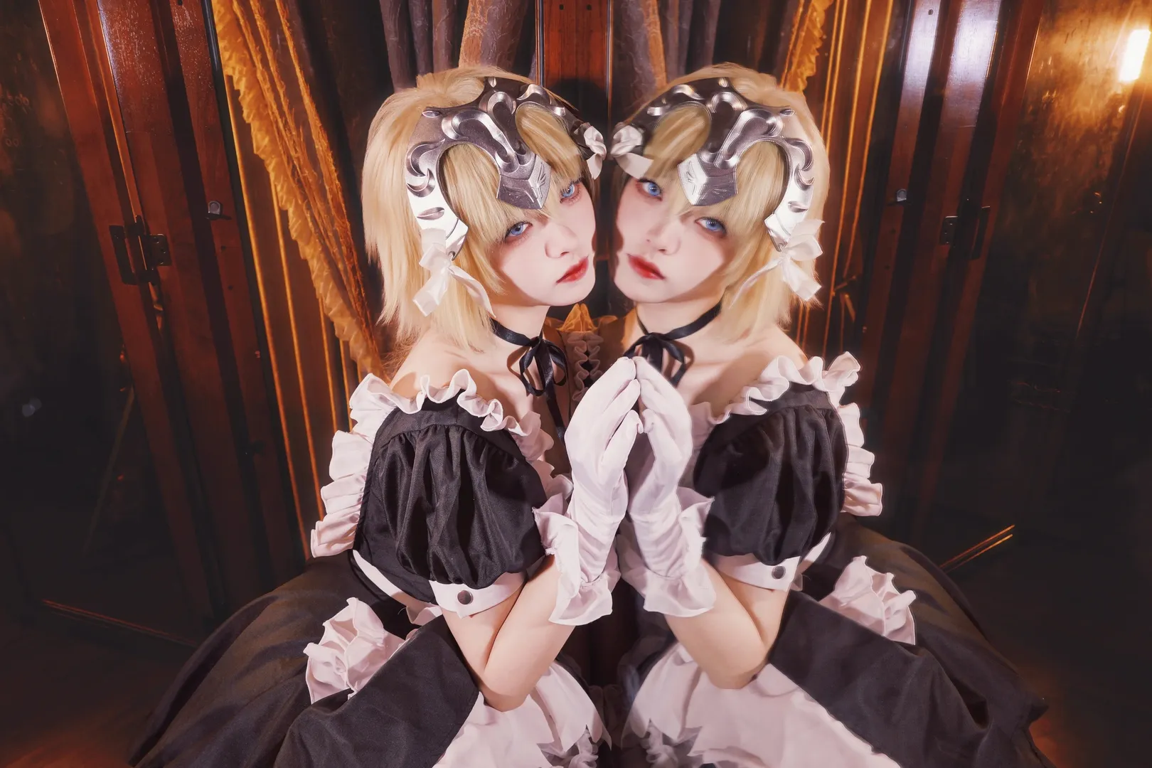 cosplay, 白丝, fate, 女仆装cos, 白贞德cos - 第2张