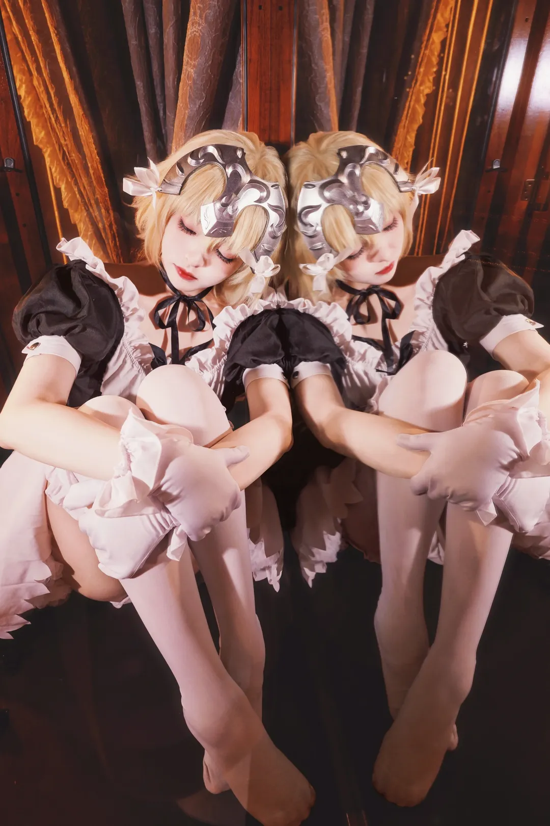 cosplay, 白丝, fate, 女仆装cos, 白贞德cos - 第3张