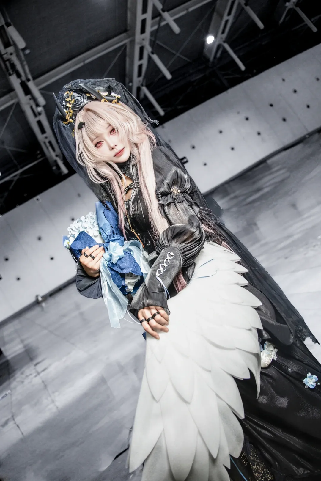 Arknights, Theresa Cosplay, Cosplay photography, Industrial style portrait, Demon King Theresa