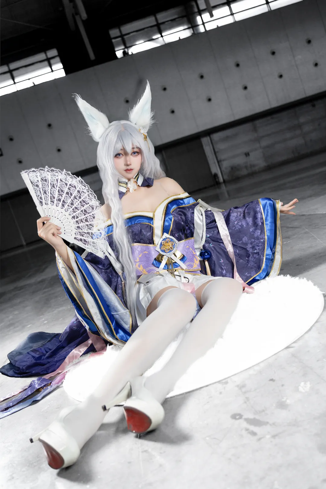 二次元摄影, 碧蓝航线, 和风cosplay, 信浓cos, 狐耳 - 第2张