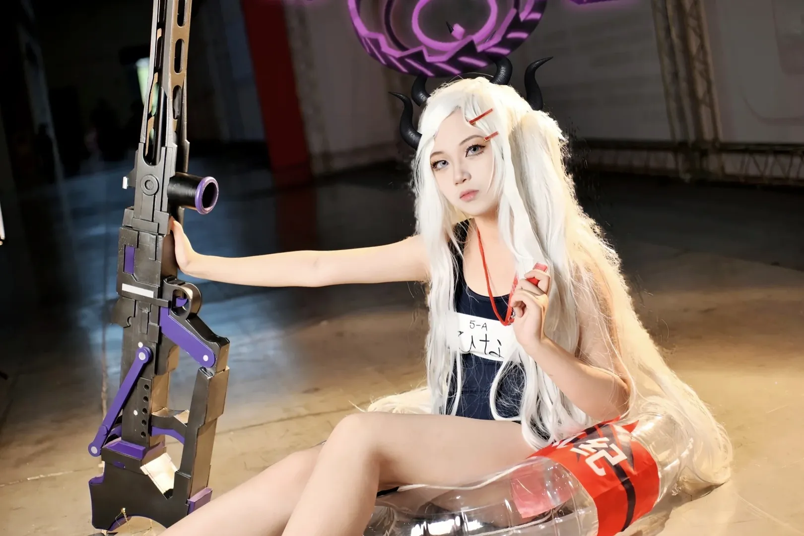 cosplay, 蔚蓝档案, 空崎日奈cos, 漫展摄影, 夏日作战