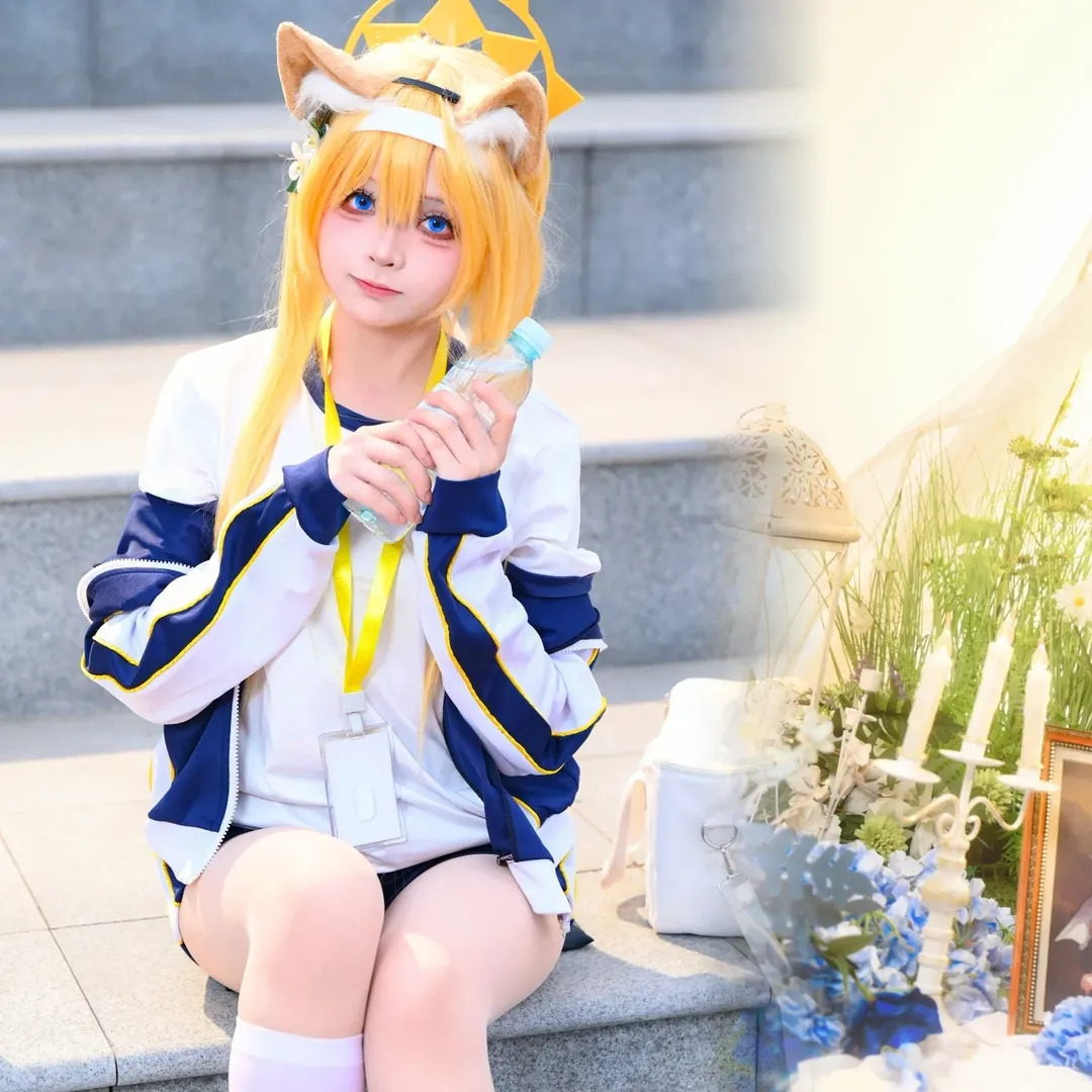 蔚蓝档案, 黑丝造型, cosplay日常, 伊落玛丽cos, 修女会 - 第1张
