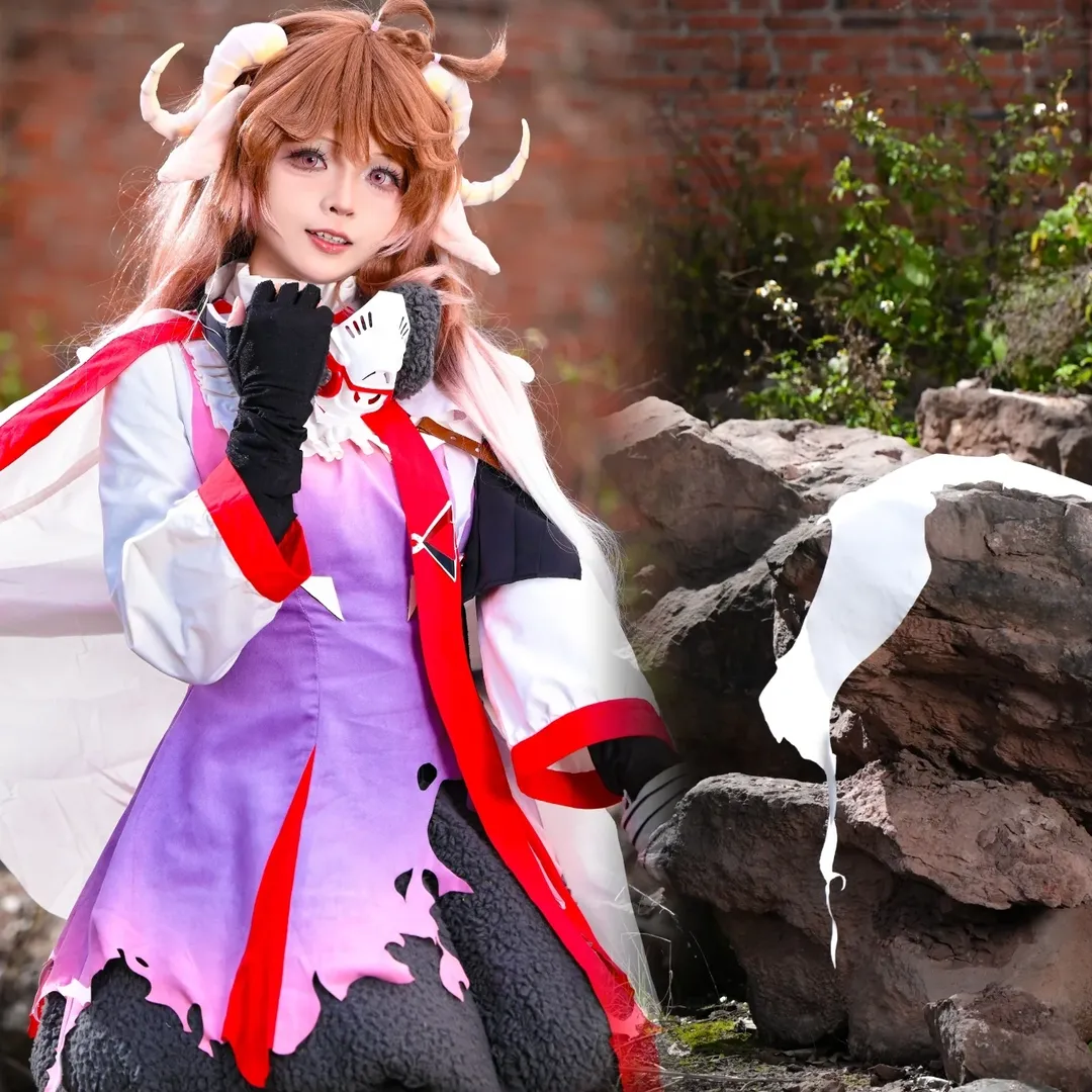 明日方舟, 艾雅法拉cos, 黑丝, 连裤袜, Cosplay外拍 - 第1张