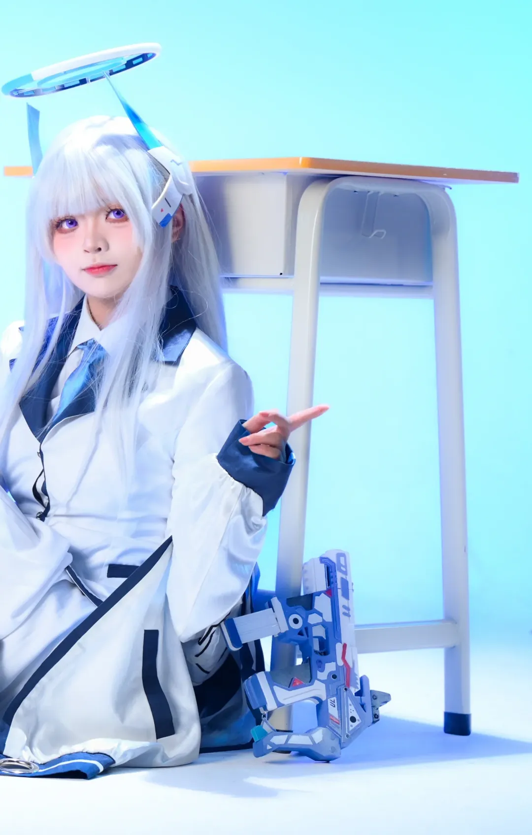 cosplay, 蔚蓝档案, 生盐诺亚cos, 二次元cos, 黑丝cos - 第2张