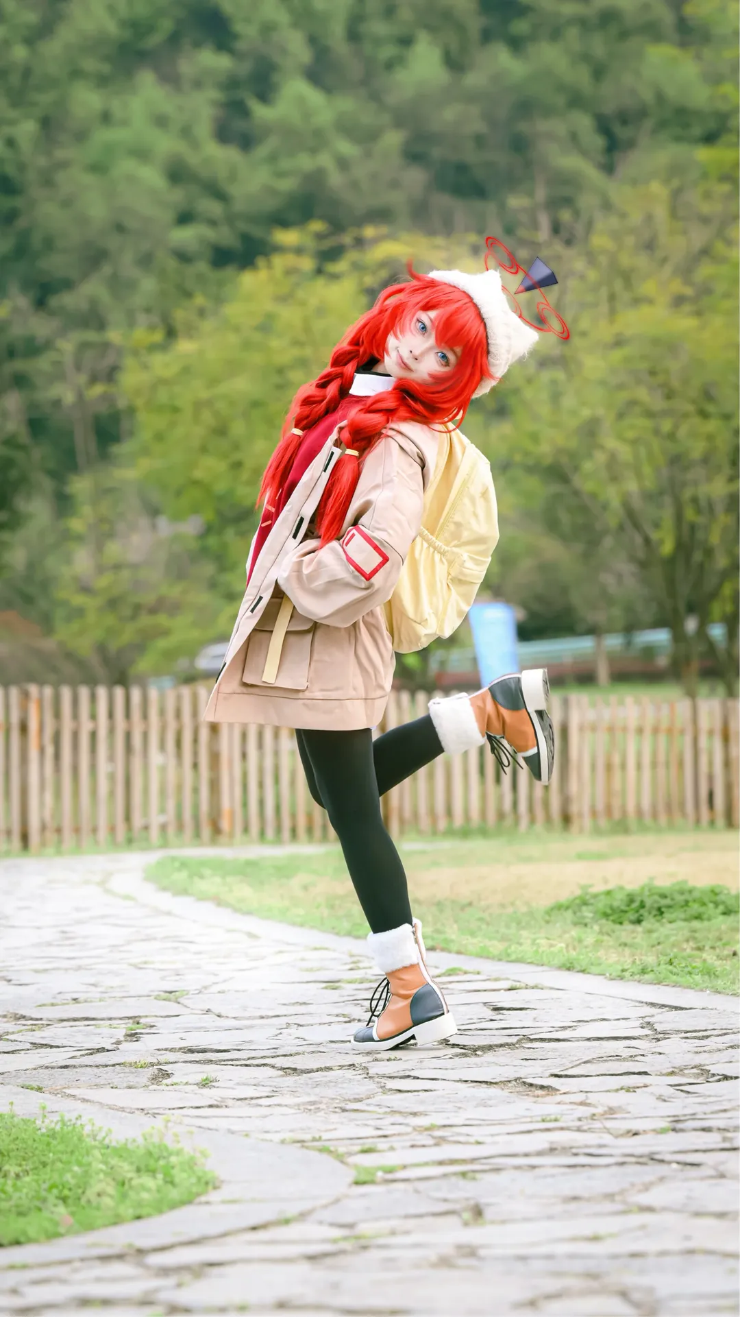 蔚蓝档案, 户外cosplay, cosplay穿搭, 真纪cos, 小涂真纪露营