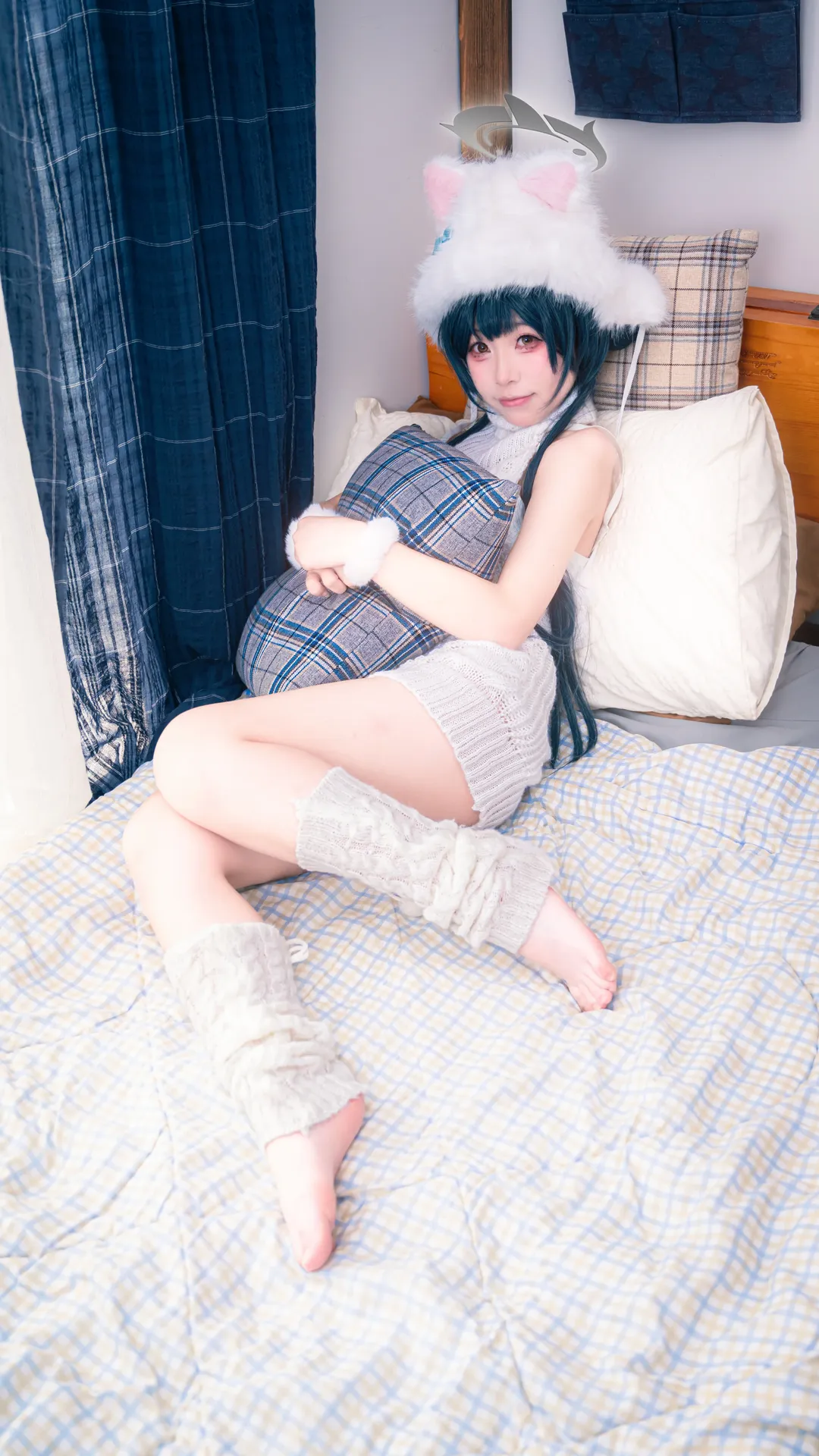 蔚蓝档案, 龙华妃咲cos, 二次元cosplay, 同人毛衣, 瑶瑶老大 - 第1张