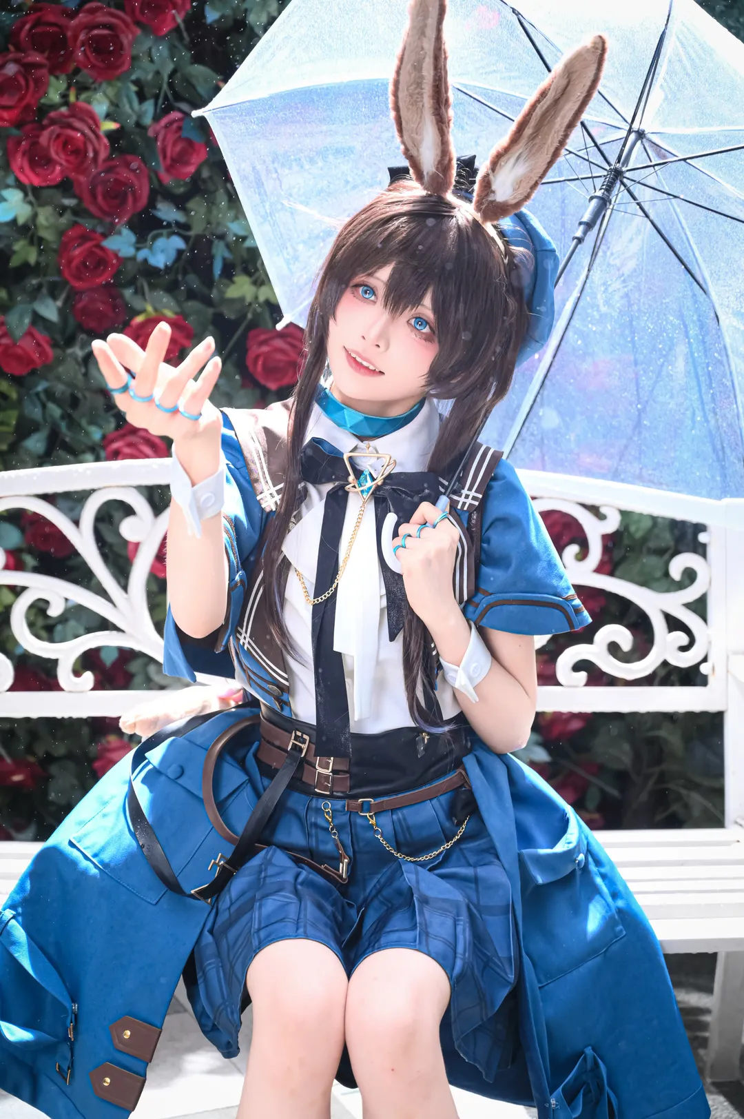 コスプレ, アークナイツ, アーミヤ コスプレ, うさ耳, 小さな探偵 - 2枚目