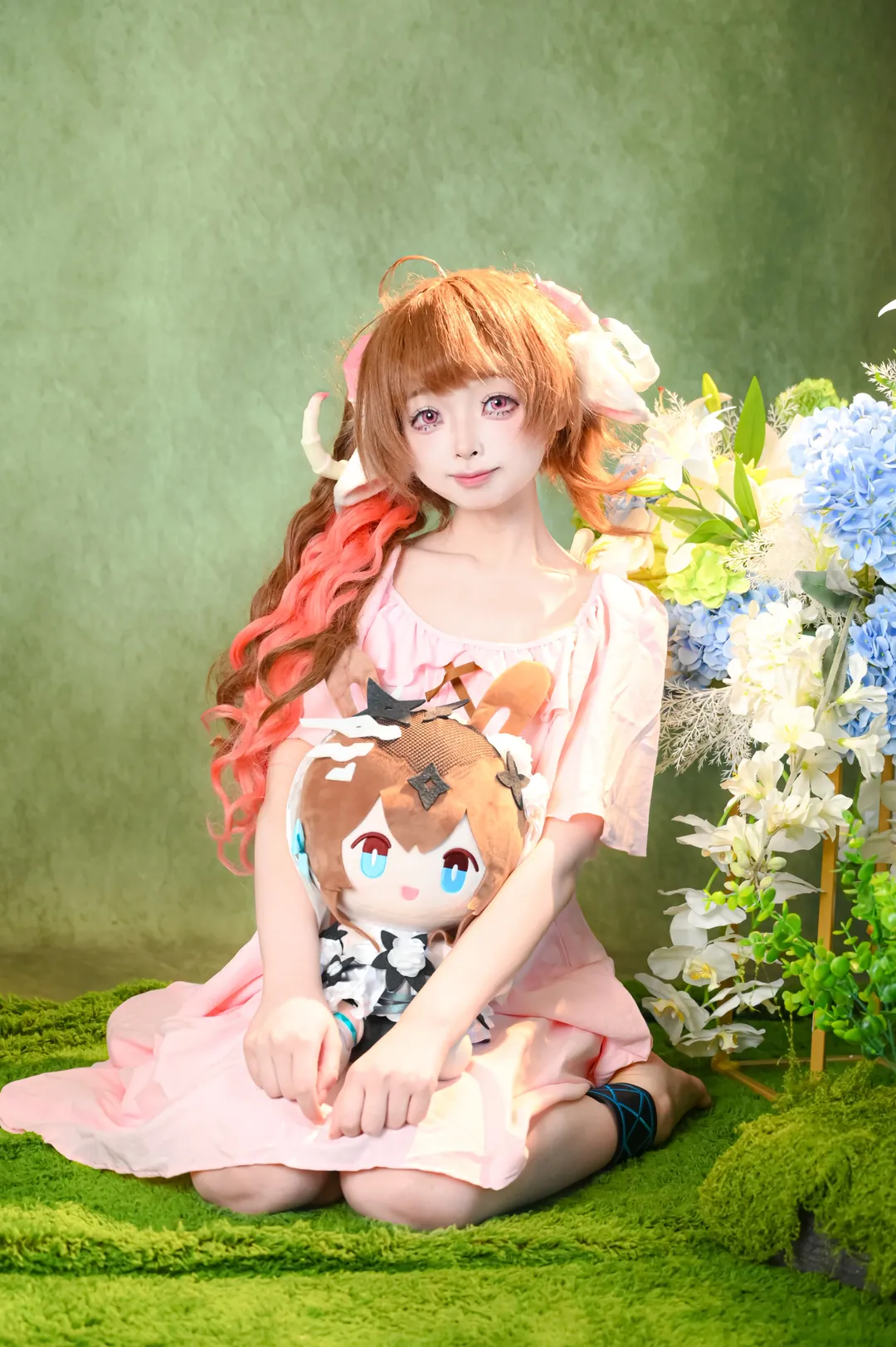 明日方舟, 艾雅法拉cos, 粉色系cos, 名创优品联动, 睡衣小羊 - 第2张