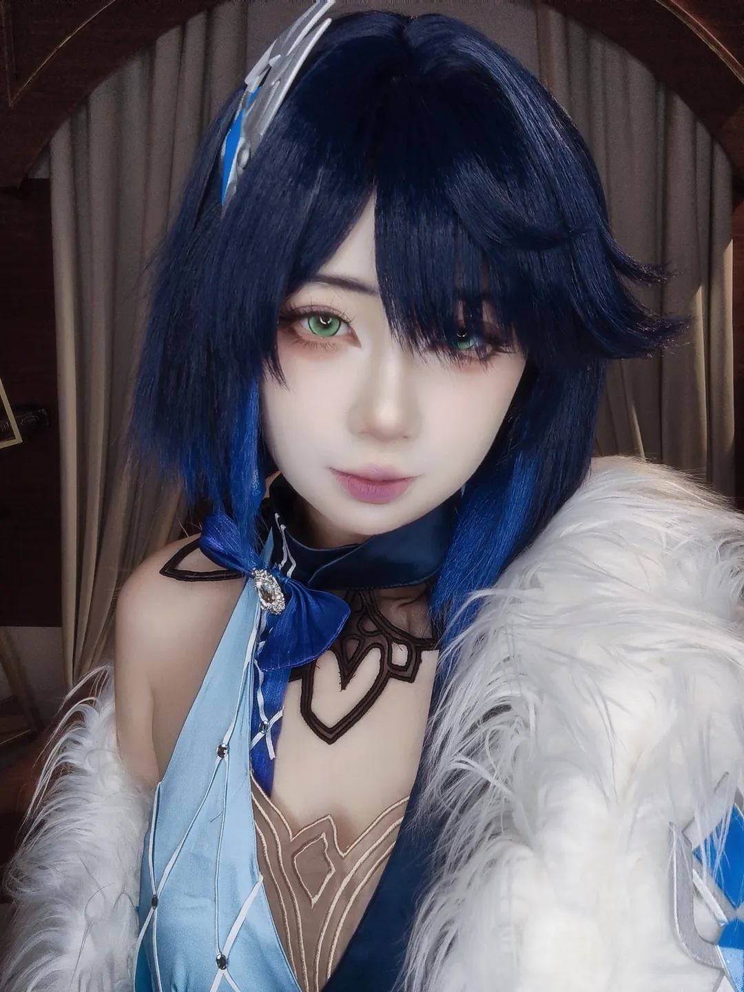 原神, 夜兰cos, 原神cosplay, 黑色丝袜, 为爱发电 - 第4张