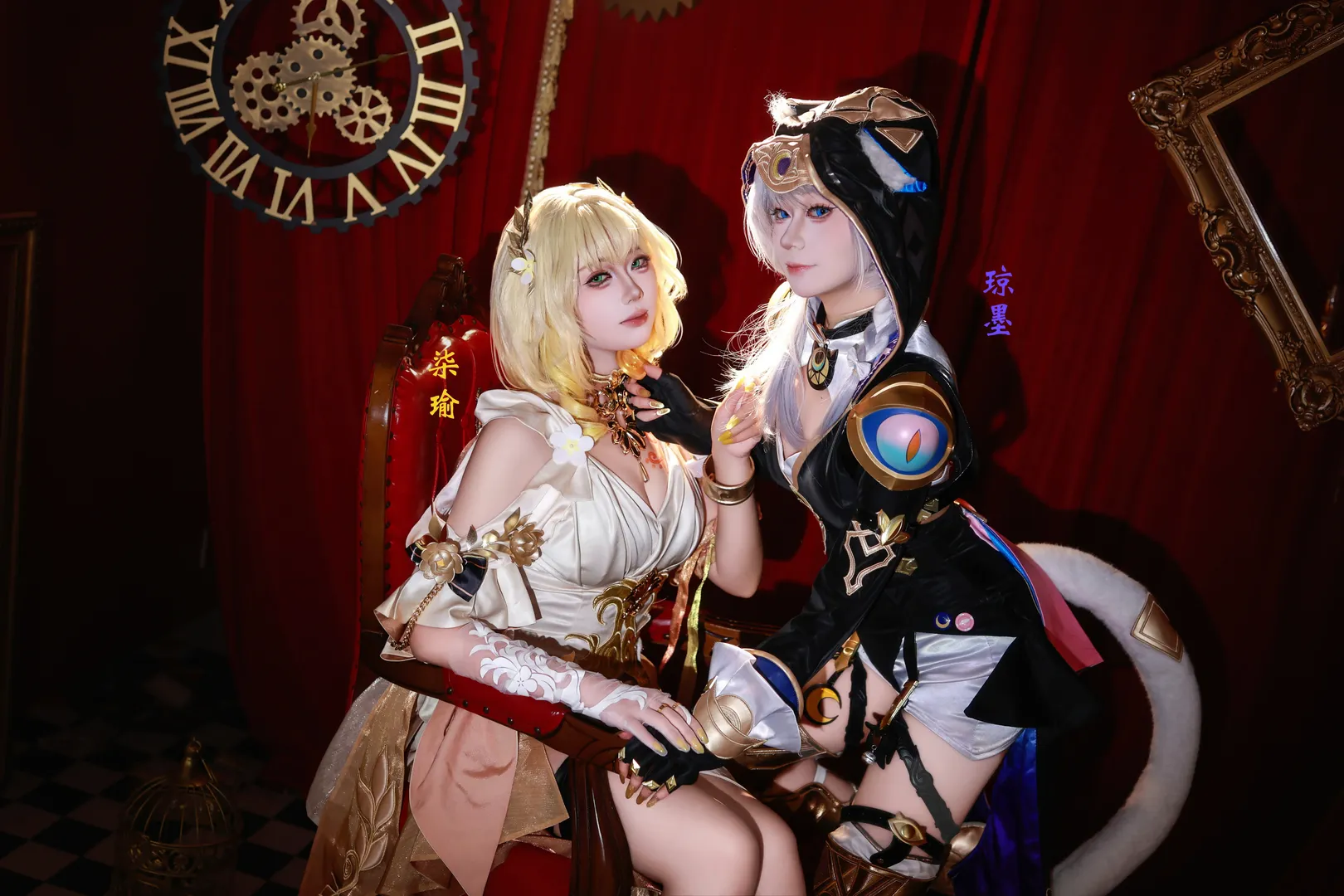 阿格萊雅cos, 賽飛兒cos, 崩壞星穹鐵道, 雙人cosplay, 織竊 - 第1張