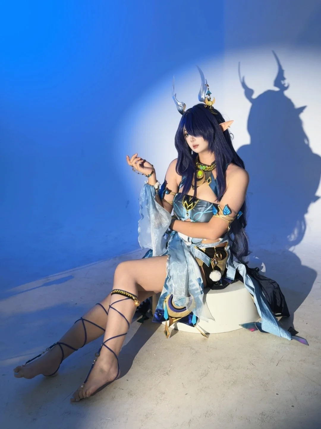 原神, 空月之歌, 挪德卡莱, cosplay, 菈乌玛cos - 第5张
