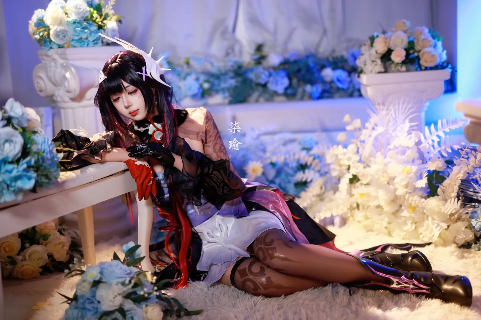 崩坏星穹铁道, 翁法罗斯, 海瑟音cos, 游戏cosplay, 黑丝cos - 第2张