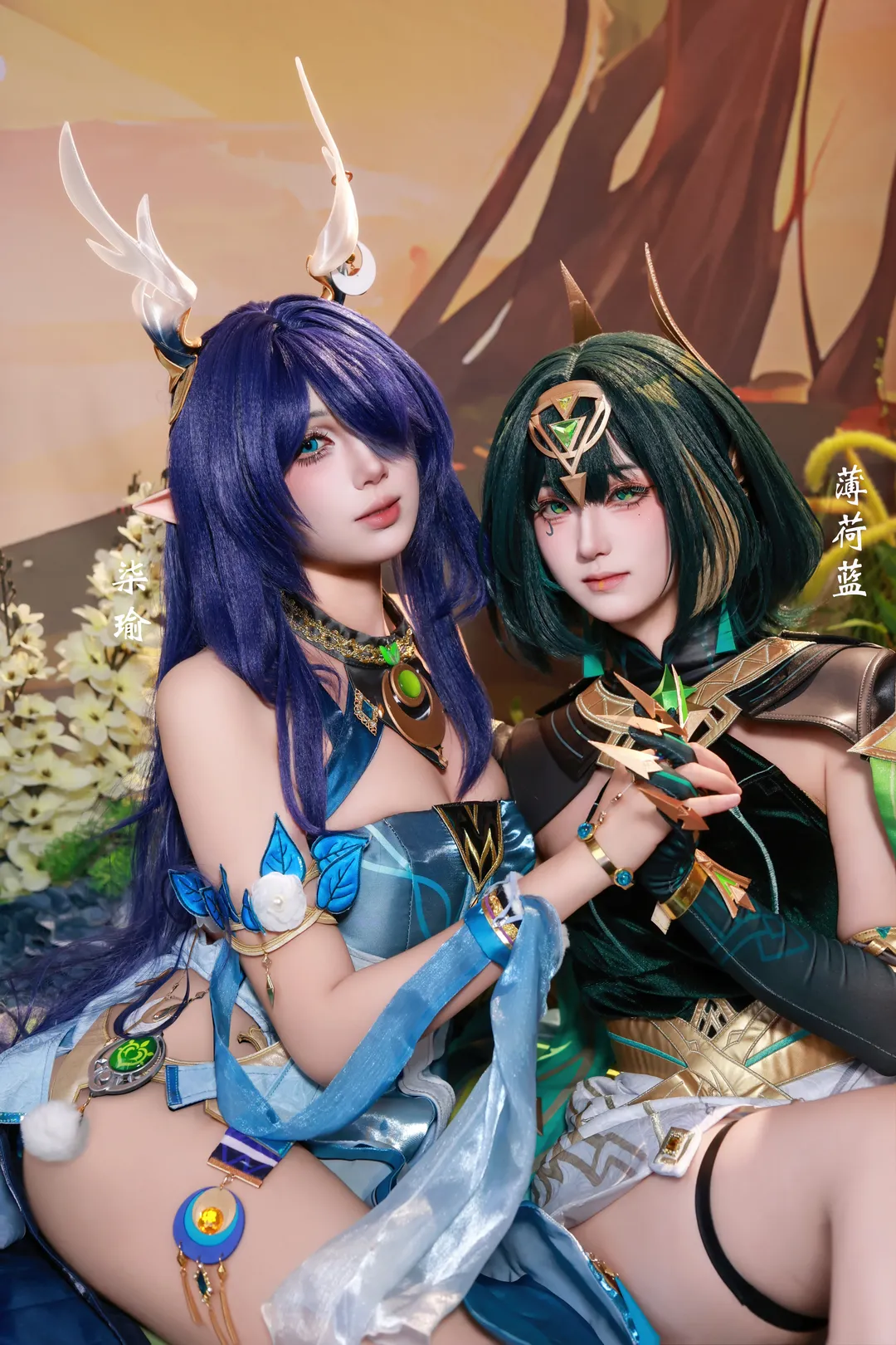 原神, ネフェル コスプレ, ペアインタラクション, コスプレコーディネート, ラウマ コスプレ - 1枚目