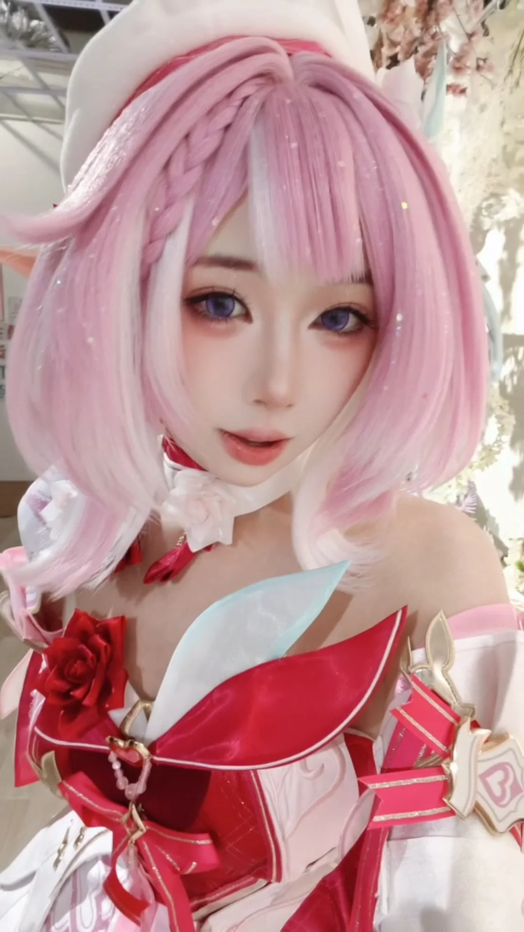 爱莉希雅cos, cosplay, 崩坏三, 爱愿妖精, 丝袜 - 第1张