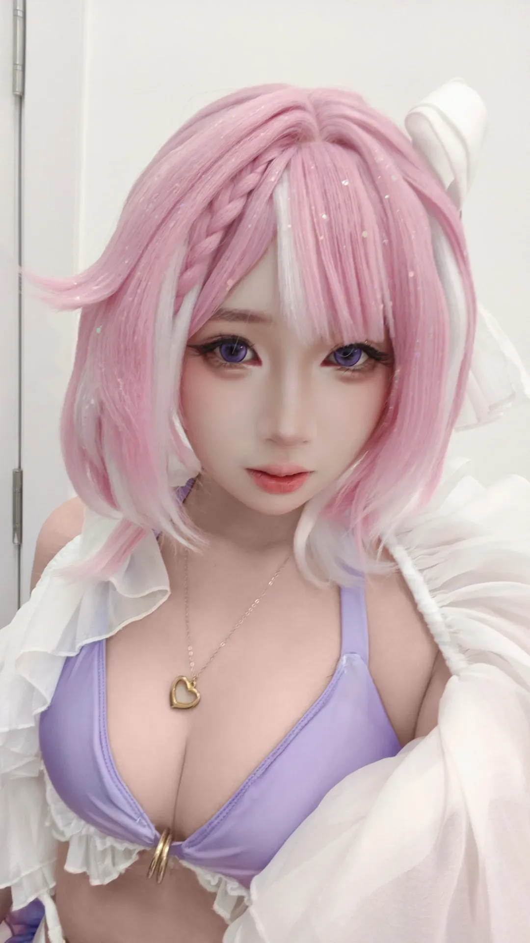 Elysia Cosplay, Honkai Impact 3rd, Swimsuit cosplay, Elysia swimsuit, Anime summer