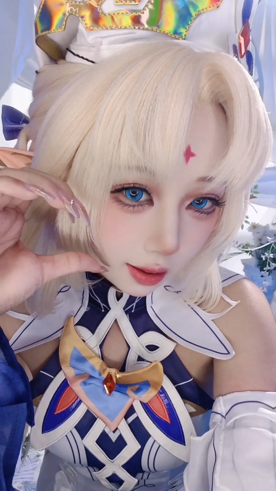 原神, cosplay, 尼可cos, 精灵耳, 满命