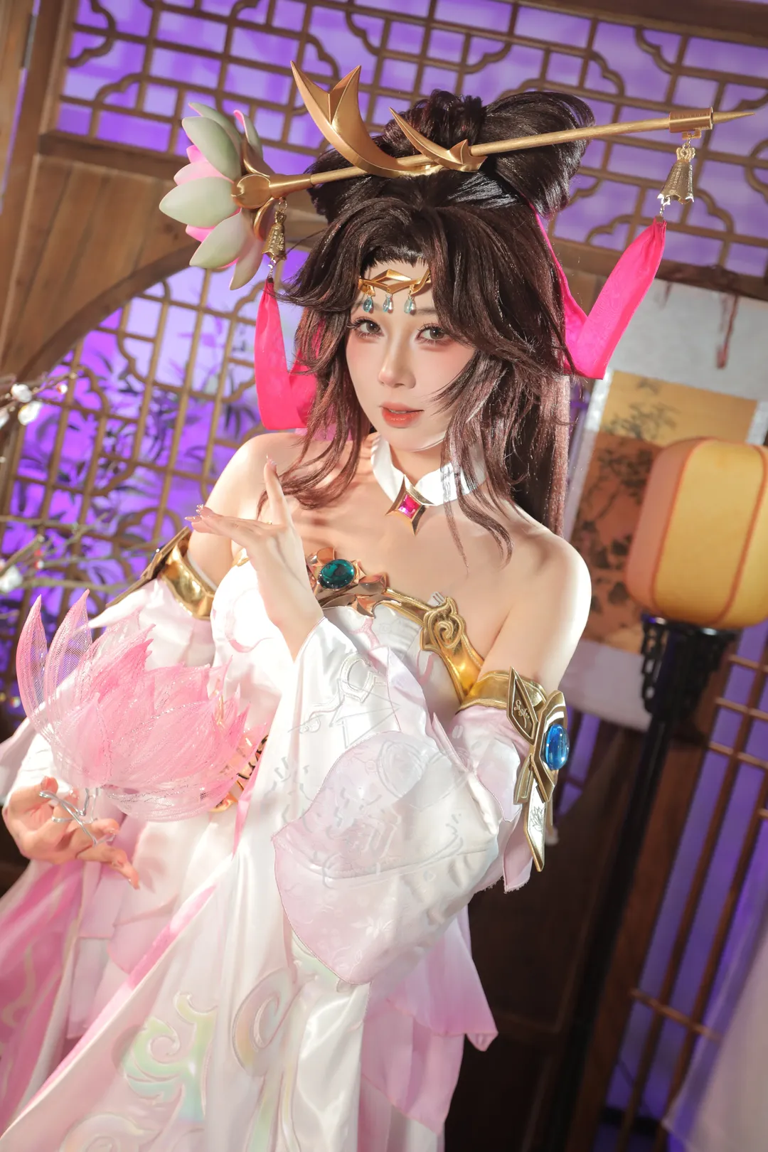 王者荣耀, 貂蝉cos, 古风cos, 王者荣耀cosplay, 白丝cos - 第10张