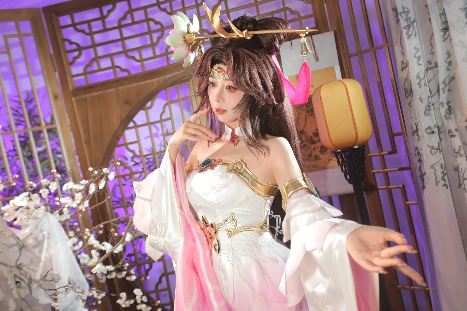 王者荣耀, 貂蝉cos, 古风cos, 王者荣耀cosplay, 白丝cos - 第11张