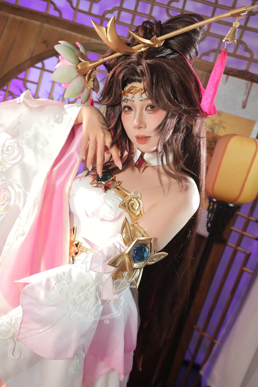 王者荣耀, 貂蝉cos, 古风cos, 王者荣耀cosplay, 白丝cos - 第14张