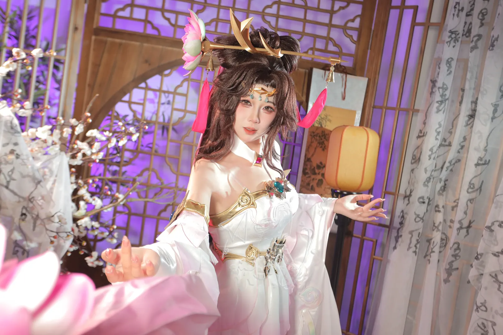王者荣耀, 貂蝉cos, 古风cos, 王者荣耀cosplay, 白丝cos - 第15张