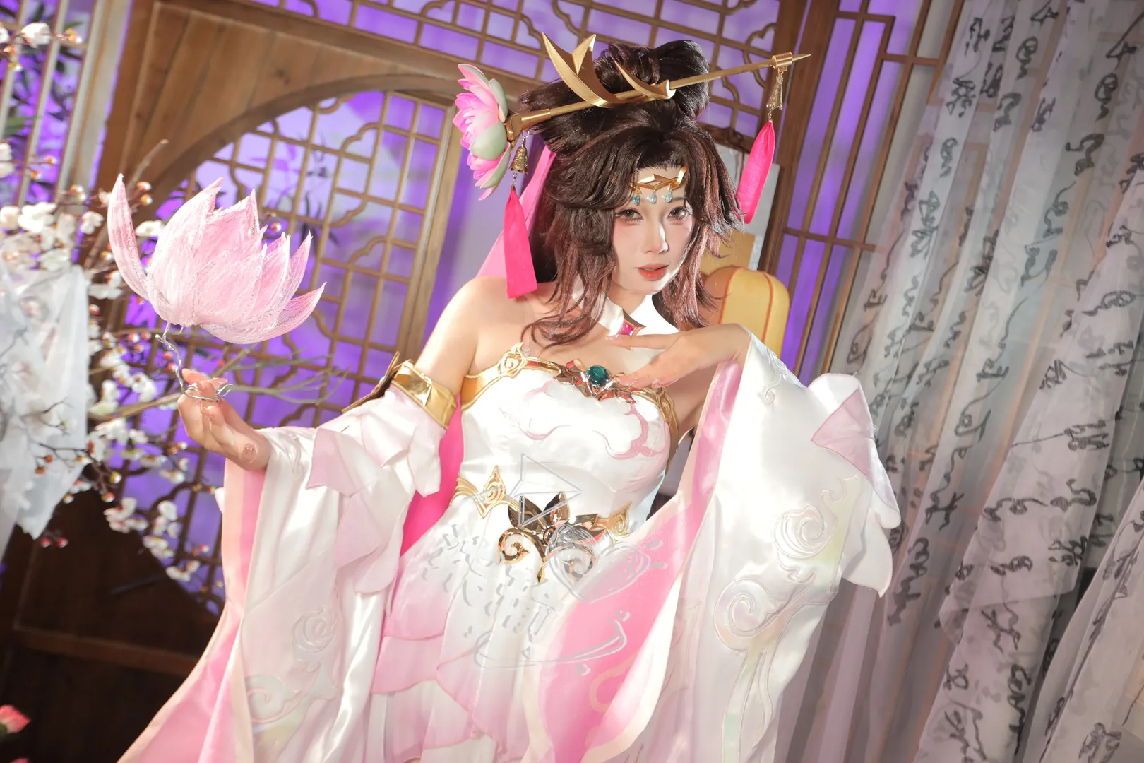 王者荣耀, 貂蝉cos, 古风cos, 王者荣耀cosplay, 白丝cos - 第16张