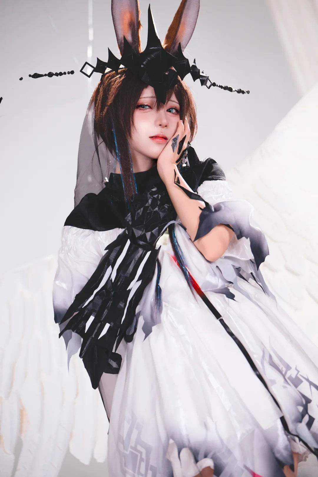 二次元cosplay, 明日方舟, 阿米娅cos, cosplay摄影, 魔王兔cosplay - 第3张