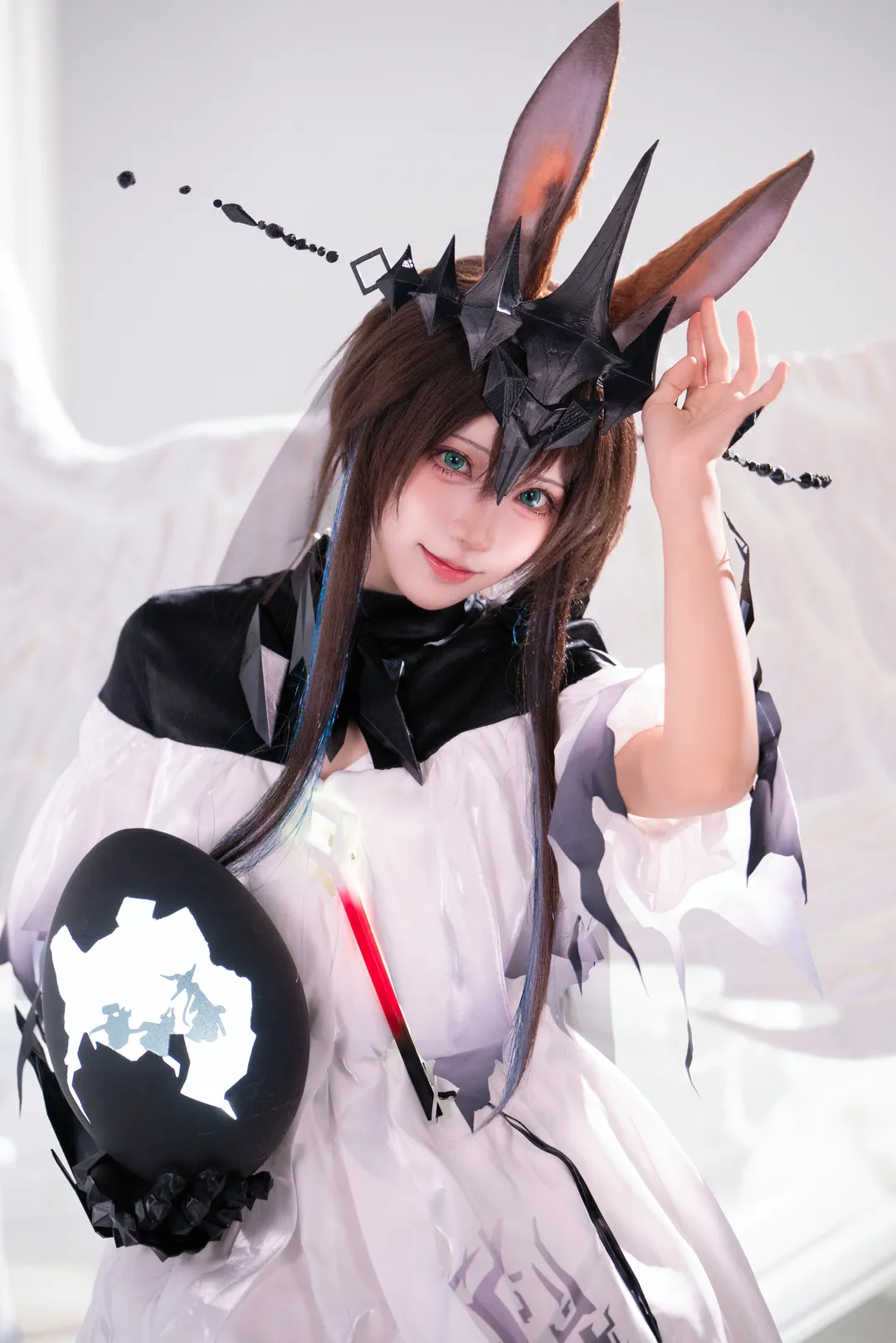 二次元cosplay, 明日方舟, 阿米娅cos, cosplay摄影, 魔王兔cosplay - 第7张