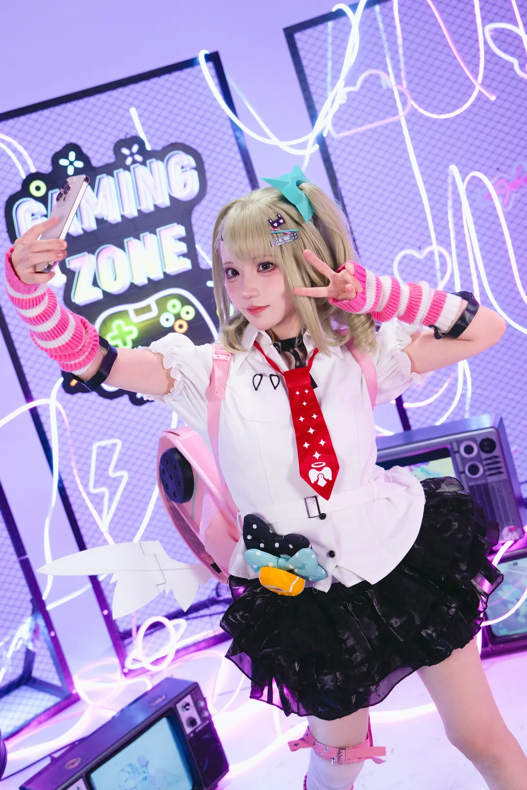 绝区零, 二次元cosplay, 千夏蕾咪cos, 游戏少女, 赛博霓虹 - 第10张