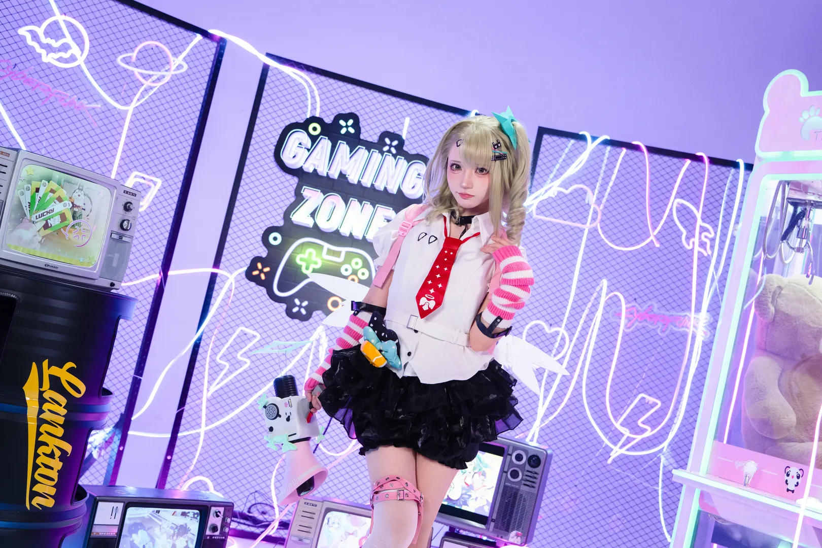 绝区零, 二次元cosplay, 千夏蕾咪cos, 游戏少女, 赛博霓虹 - 第8张