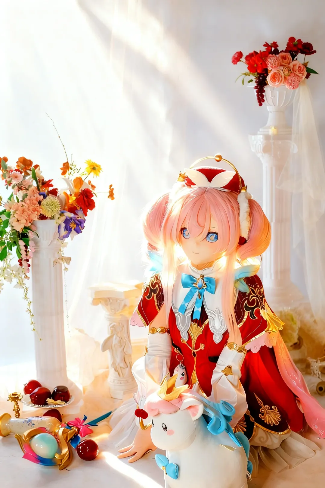 白丝, 魔法少女风, 崩坏星穹铁道cos, 粉发双马尾, kig系 - 第5张