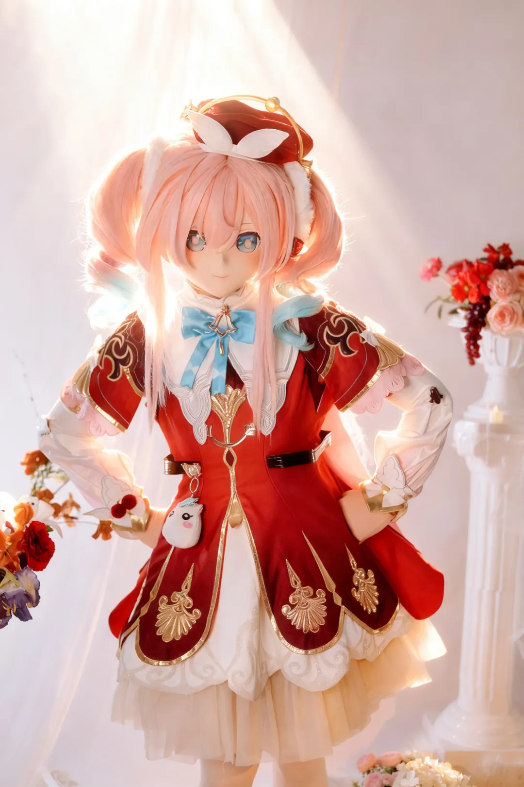 白丝, 魔法少女风, 崩坏星穹铁道cos, 粉发双马尾, kig系 - 第6张