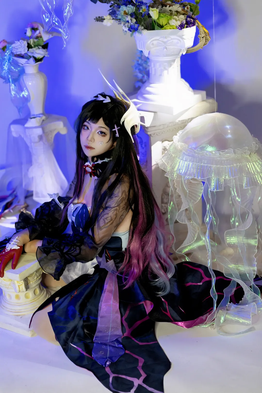 二次元, cosplay, 崩壞星穹鐵道, 海瑟音cos, 過膝絲襪 - 第2張