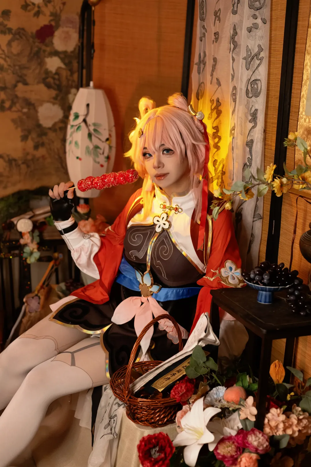 コスプレ, 崩壊：スターレイル, 三月なのか コスプレ, 仙舟「羅浮」, 白ニーソコーデ - 4枚目
