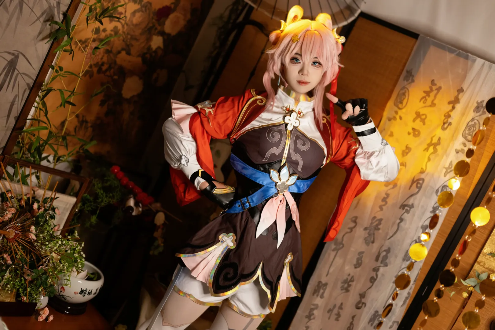 cosplay, Honkai: Star Rail, March 7th cosplay, Xianzhou Luofu, White thigh-highs outfit