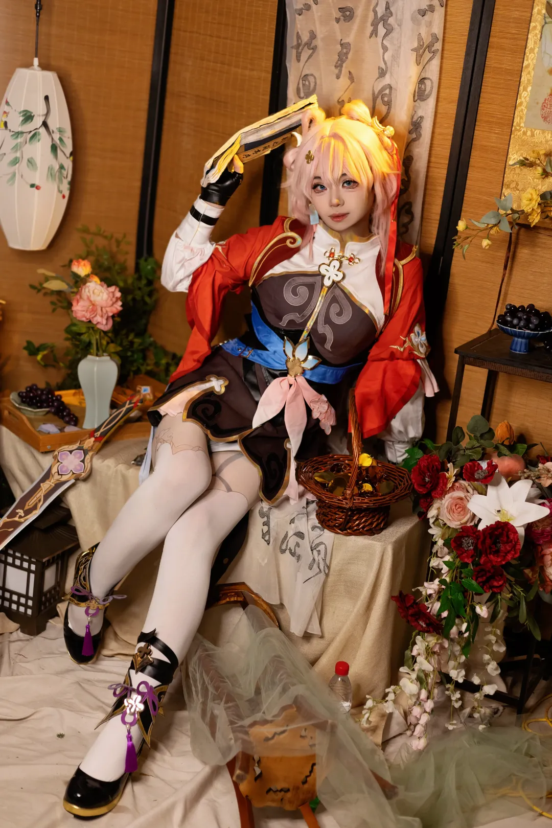 コスプレ, 崩壊：スターレイル, 三月なのか コスプレ, 仙舟「羅浮」, 白ニーソコーデ - 6枚目