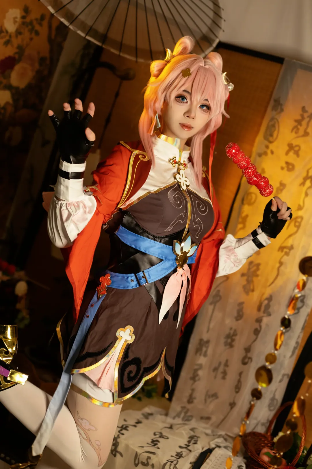 コスプレ, 崩壊：スターレイル, 三月なのか コスプレ, 仙舟「羅浮」, 白ニーソコーデ - 8枚目
