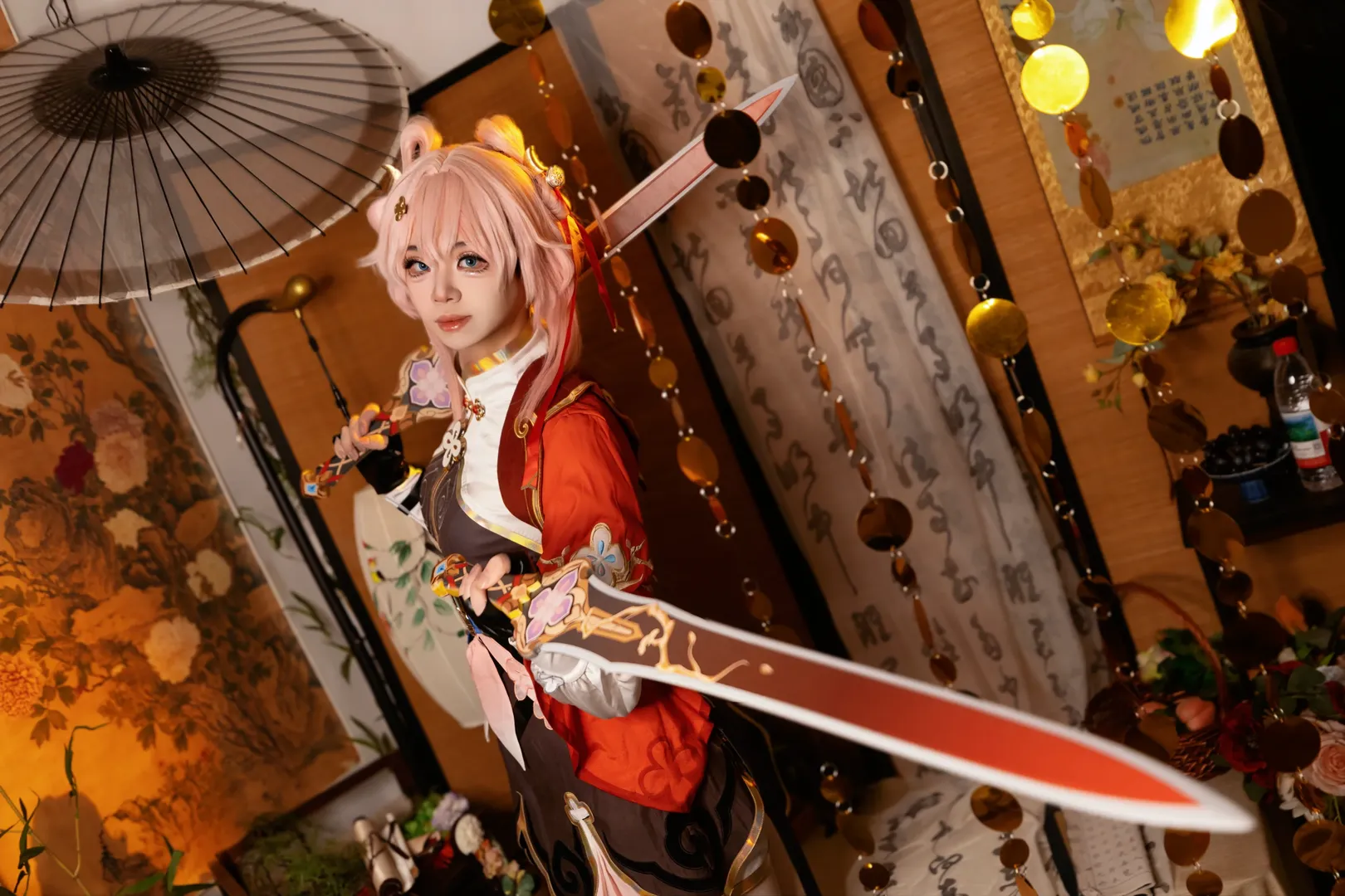 コスプレ, 崩壊：スターレイル, 三月なのか コスプレ, 二次元コスプレ, 白ストッキング - 1枚目