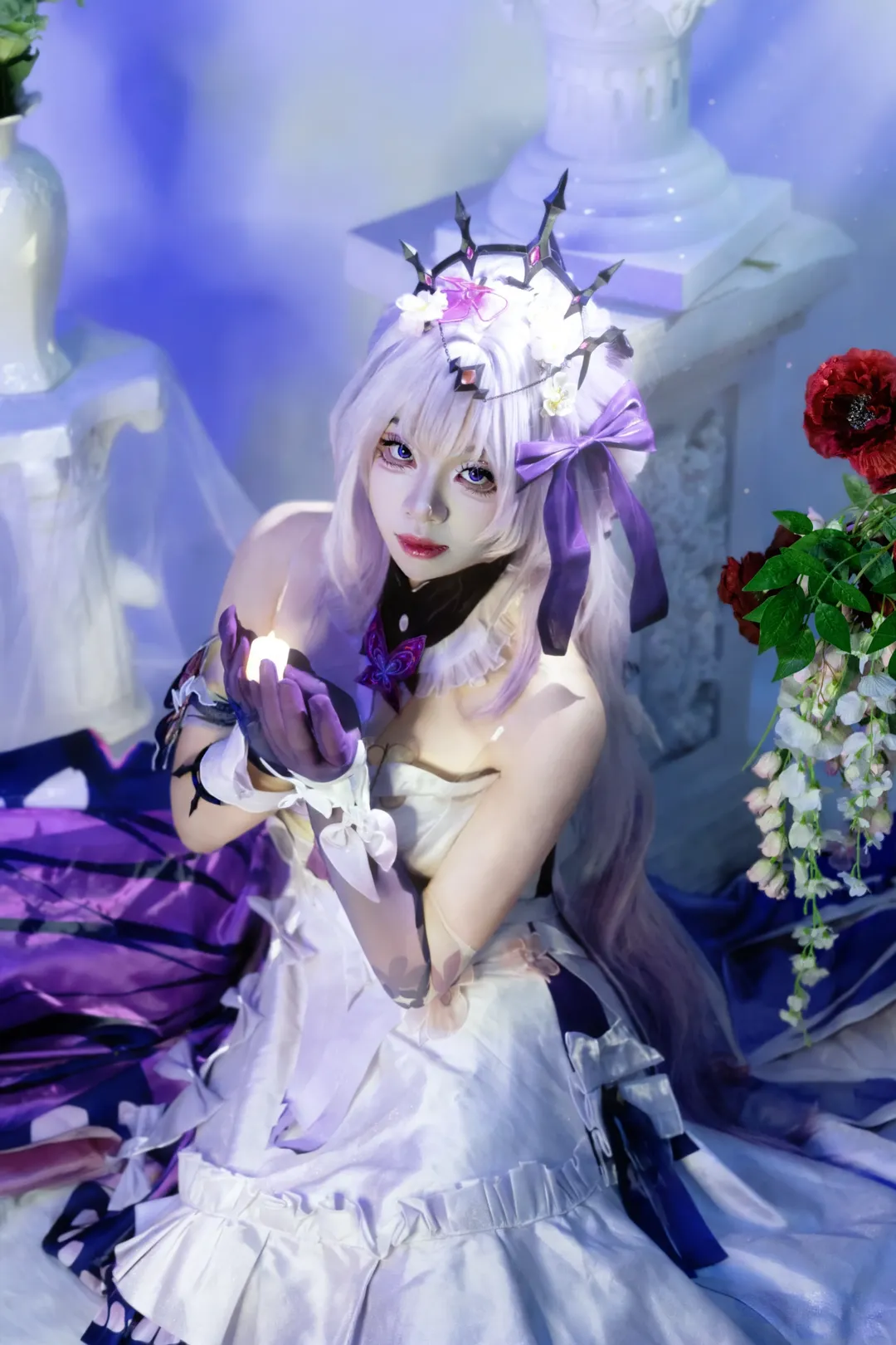 Honkai: Star Rail, Anime cosplay, Castorice cosplay, Ethereal vibe, Aloof beauty