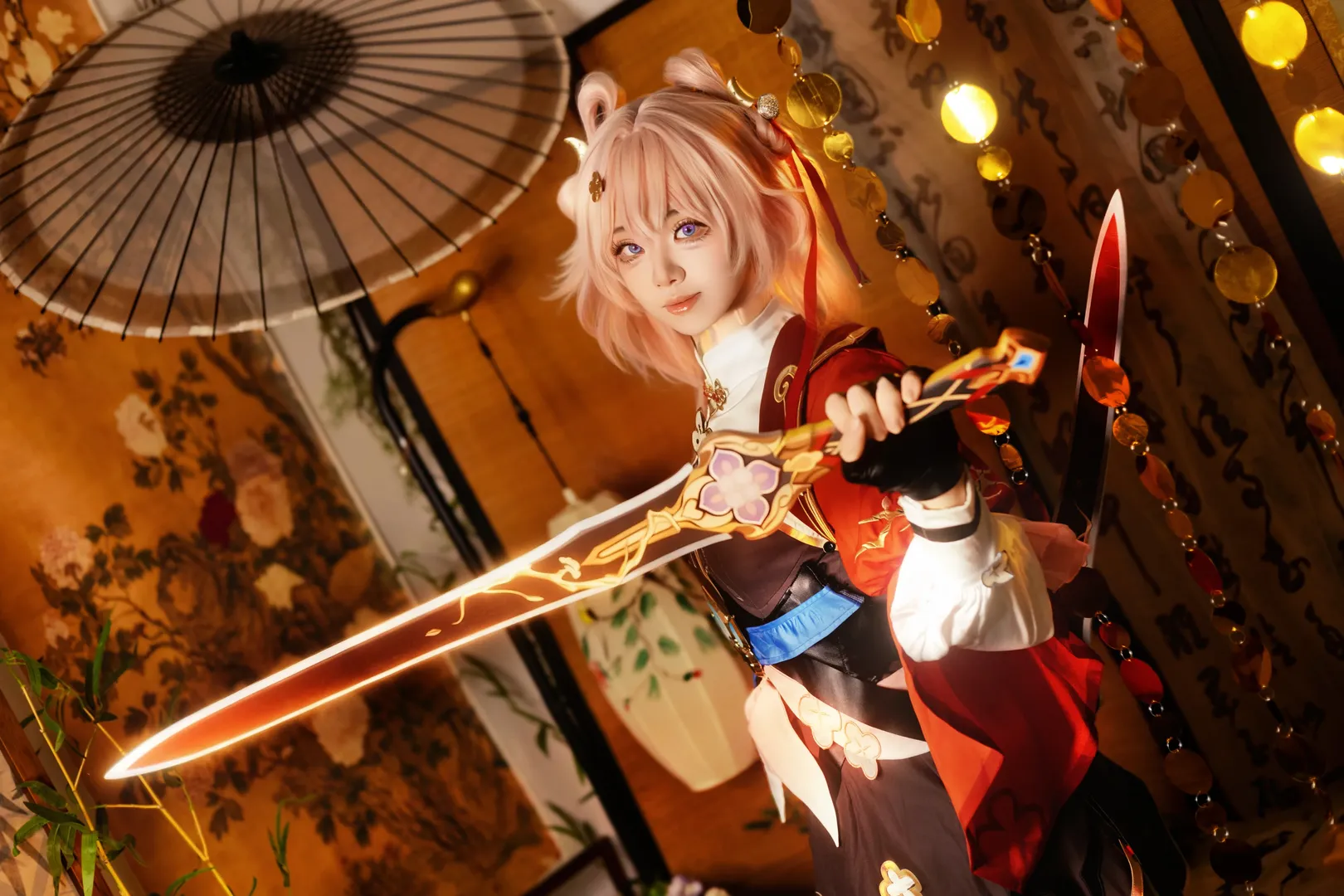崩壊：スターレイル, 三月なのか コスプレ, コスプレシェア, 光る小道具, 新春の装い