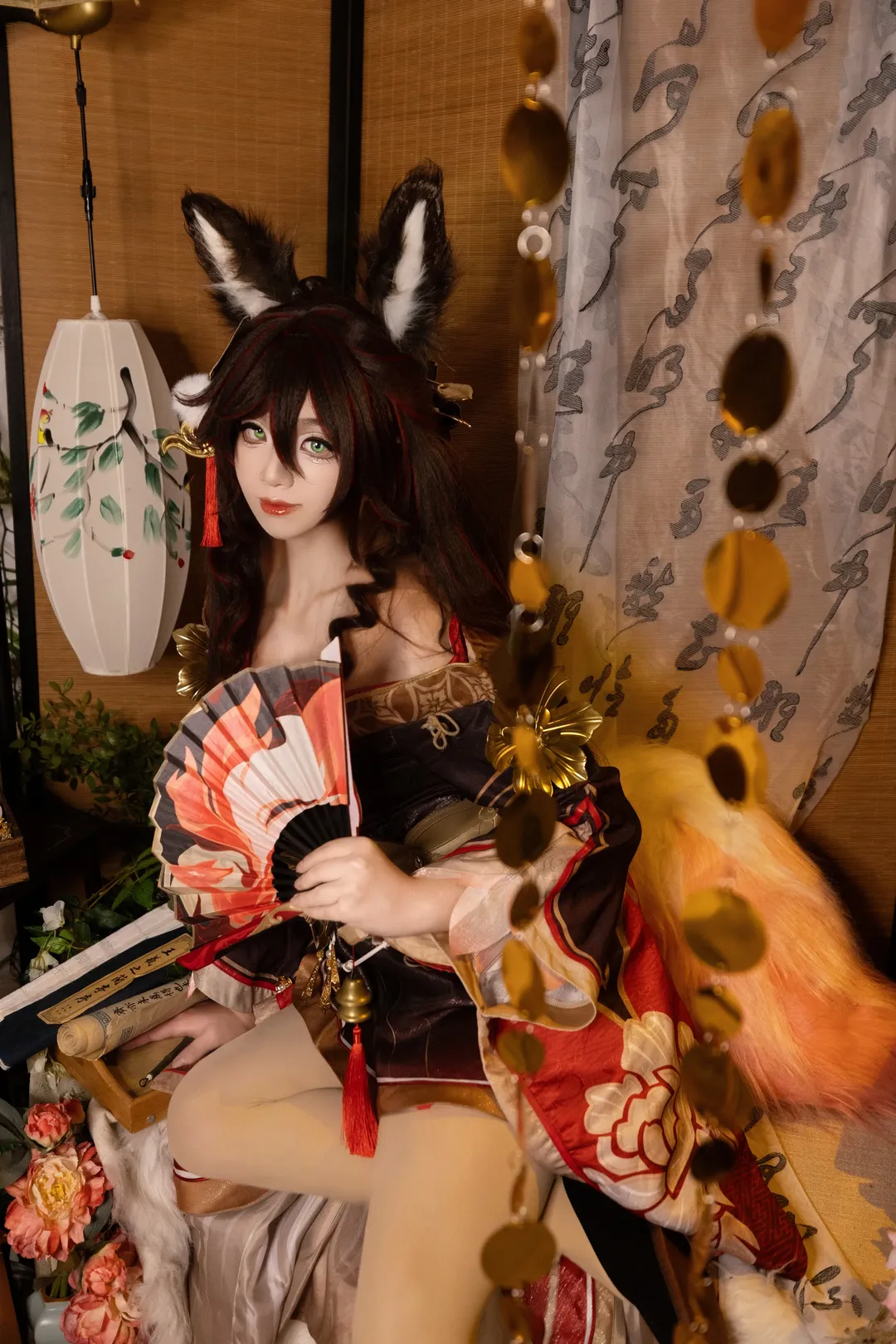 Honkai: Star Rail, Anime cosplay, Tingyun cosplay, Chinese style animal ears, Fugue