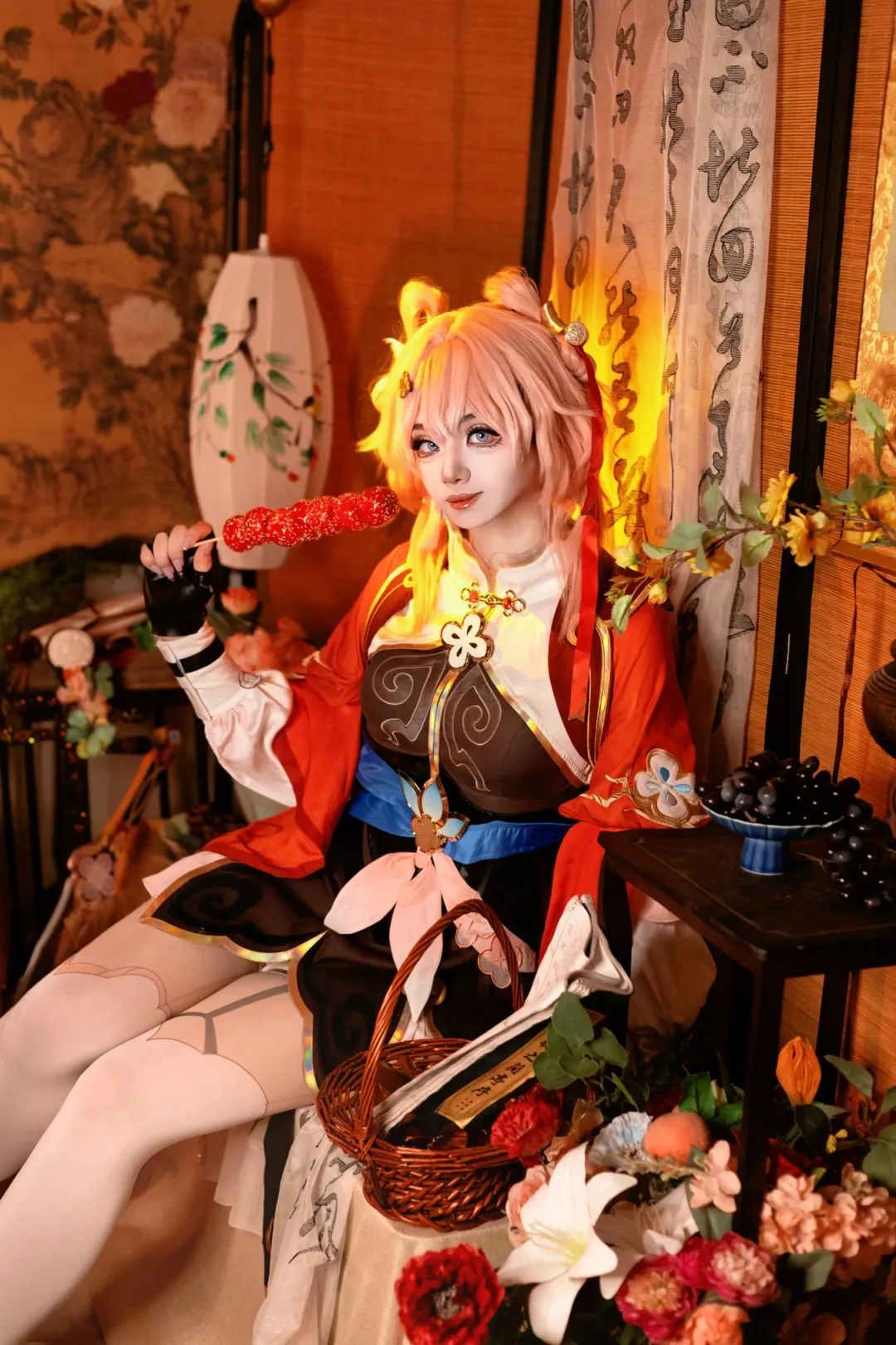 崩壊：スターレイル, 三月なのか コスプレ, 中国風コスプレ, 糖葫芦の小道具, 仙舟コスプレ
