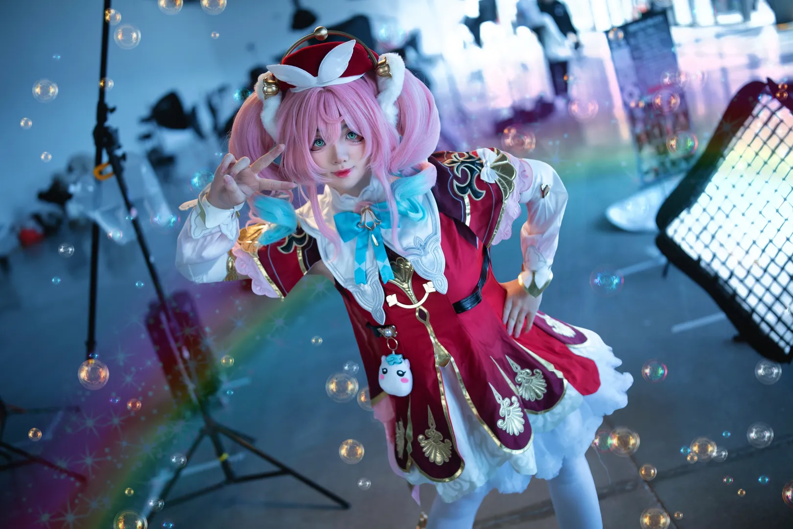 崩坏星穹铁道, 漫展返图, 二次元cosplay, 风堇cos, 萌系角色