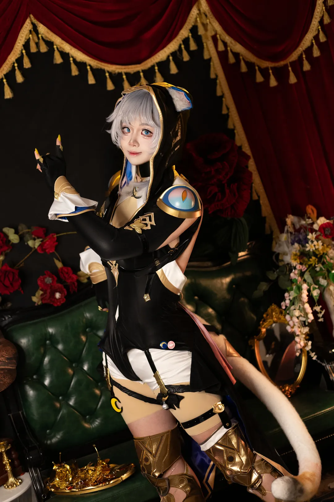 Cifera Cosplay, Honkai: Star Rail, Animal-eared girl, Anime-style photography, Cosplayer outfit